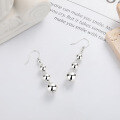 wholesale S925 Sterling Silver Fashion Minimalist Japanese Korean Trendy Small and Large Bead Earrings, Niche Design Versatile Earrings for Women-0-1