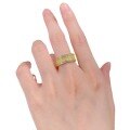 wholesale S925 Gold-Plated Silver Vintage Gold Fine Workmanship High-End Minimalist Fashion Ring-0-4