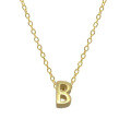 wholesale Metal 925 Silver Plain 26 Letters Pendant Necklace, Ins Luxury Hot-selling Choker-0-5