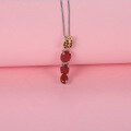 wholesale 925 Silver Designer Natural Red Agate Pendant Insect Element Personality Design Colored Gemstone Necklace Pendant-0-1