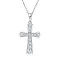 S925 Sterling Silver Four Leaf Clover Pendant Necklace, Wholesale-0-9