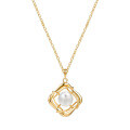 Sterling Silver Freshwater Pearl Pendant Necklace, Hypoallergenic Tarnish-Resistant Women's Jewelry-0-4