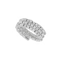 wholesale S925 Sterling Silver Fashion Carved Diamond Multi-Layer Ring for Women, High-End, Niche, Original, Ins Style, Elegant Twisted Silver Finger-0-5