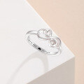 wholesale S925 Sterling Silver Temperament Love Ring Women'sTEMU Shein Jewelry-0-0