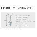 S925 Silver 3-Carat D Color Moissanite Teardrop Necklace Geometric Choker-0-19