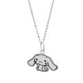 wholesale 925 Silver Cinnamoroll Small Accessory Cute Cinnamoroll Necklace Original Niche Design Pendant for Girlfriend or Kids-0-2