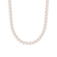 wholesale S925 Sterling Silver, French-style Luxury, Minimalist Fashion, Zircon Crystal, Women's Versatile Trendy Pendant, Chic Collar Necklace-A3494/8mm 925 silver