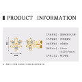 925 Sterling Silver Square Double Prong Single Stone D Color Moissanite Earrings-0-27