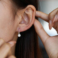 S925 Sterling Silver Moissanite Snowflake Earring Studs Factory Direct Jewelry Wholesale-0-2