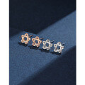 wholesale 925 Sterling Silver High-End Star Stud Earrings for Women, Petite and Hypoallergenic for Fresh Piercings, Korean-Style Minimalist Niche Cross-Border Jewelry-0-0