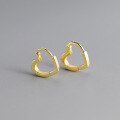 wholesale S925 Sterling Silver Hollow-Out Heart Ear Clasp Korean Version Small Fresh Heart-Shaped Temperament Summer Ear Accessories M00243-0-4