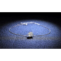925 Sterling Silver Moissanite Six-Prong Simple Women's Bracelet Live Sale Hit Direct from Manufacturer-0-1