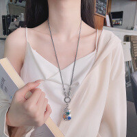 wholesale S990 Sterling Silver Retro Matte Enamel Process Drip Glaze Guochao Style Ruyi Elephant Gourd DIY Pendant-156PW/single pendant about 20.9g