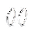 wholesale S925 Sterling Silver European and American Cross-Border Exaggerated Large Hoop Minimalist Style Versatile Ear Clasp Earrings-0-4