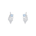 wholesale 925 Sterling Silver Conch Earrings With Zircon, Exquisite And Fashionable Cross-border European And American Niche Design-0-6