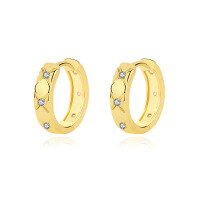 wholesale 925 Sterling Silver,ins-E3072-Gold 925 Silver