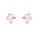 wholesale 9K 14K 18K Gold Rose Gold AU750 Moissanite Diamond Ear Stud Earrings Wholesale-0-4