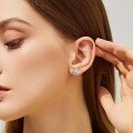 wholesale S925 Sterling Silver with High-Carbon Crystals, Exaggerated and Unique European and American New Style Earrings for Women, Luxurious Princess Ear Studs, Exclusively for TikTok Live Broadcasts-0-1