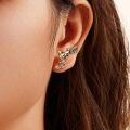 wholesale S925 Sterling Silver Colored Zircon Butterfly Earrings for Women, Small Batch Design, Wholesale from Manufacturer-0-2