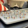 wholesale S925 Sterling Silver Colorful Enamel Letter M Bean Ring Korean Style Ins Fashion Sweet Niche Design Open Adjustable Ring-0-0