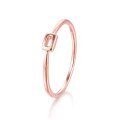 wholesale 18K Gold, 9K Rose Gold Fashion Commute Geometric Ring for Women, Fresh and Sweet Pinky Tail Ring, Gift-0-4