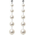 wholesale S925 silver earrings for women, Korean and Japanese style, sweet and elegant, synthetic pearl earrings, simple and unique accessories G0700-0-4