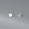 wholesale S925 Sterling Silver Fresh and Sweet Ins Style Small and Exquisite Design Delicate Circular Brushed Earrings E0809-0-4