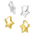 wholesale S925 Sterling Silver Minimalist Five-Point Star Ear Studs, Small and Niche Original Ins Style for Women-0-1