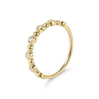 wholesale S925 Sterling Silver Plated with 18k Gold, Design-Inspired Fine New Style Golden Dawn Series Moissanite Ring for Men and Women-Moissanite Ring  US size 7 (domestic size 15)