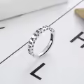 wholesale Metal Material: S925 Sterling Silver Unisex Couple Rings Heart Sutra Trendy Personalized Adjustable Open Ring Retro Thai Silver Six Mantra-0-3