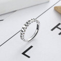 wholesale Metal Material: S925 Sterling Silver Unisex Couple Rings Heart Sutra Trendy Personalized Adjustable Open Ring Retro Thai Silver Six Mantra-0-2