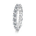 S925 Sterling Silver Women's Eternal Ring, High-End Fashion Gift with Ultra Sparkle-0-3
