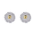wholesale S925 Sterling Silver Daisy Flower Ear Studs for Pierced Ears, Korean-style Fresh Earrings, Ear Accessories, Xiaohongshu Viral Hit-0-4