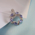 wholesale Wholesale natural wreath-style tanzanite pendant in metal, fresh, elegant, and fashionable versatile pendant for live streaming supply-0-1