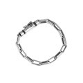 wholesale S925 Sterling Silver Korean Version INS Original Niche Design Minimalist Vintage Distressed Chain Textured Bracelet for Women-0-5
