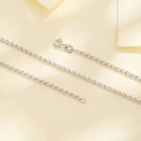 wholesale S925 Sterling Silver Minimalist Design Elegant Matching Chain Single Clasp Phoenix Tail Chain Light Luxury Collarbone Necklace Wholesale-1.8 Single Buckle Phoenix Tail Chain - 45cm 925 Silver