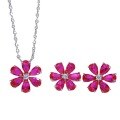 wholesale 925 Silver New Snowflake Necklace for Women, Light Luxury Small Brand Flower Daisy Petal Collarbone Chain-0-4