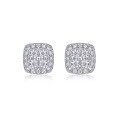 wholesale 18K gold-plated S925 sterling silver moissanite earrings, minimalist silver jewelry, hot-selling source wholesale for live streaming-0-4