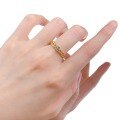 wholesale 925 Silver Women's Hollow Out 30-Point Classic Cross-Border European and American Style Simple Daily Matching Ins Ring-0-4