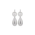 wholesale 925 Sterling Silver Waterdrop Pearl Earrings New Earrings, Small and Minimalist Design, Fashionable and Elegant, High-End Earrings for Women-0-4