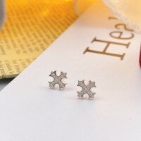 wholesale S925 Sterling Silver Fashion Minimalist Full Diamond Cross Stud Earrings, Niche Design for Daily Commute and Versatile Style, Ideal Gift for Best Friend-Cross Earrings 925 Silver