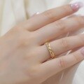 wholesale S925 Sterling Silver Fashion New Twist Rope Ring for Women, Small and Exquisite, Vintage Elegance, Fine Brushed Finish with Diamond Accents, Wholesale-0-1