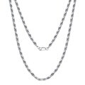 wholesale S925 sterling silver jewelry, twisted rope chain, 33mm, factory direct wholesale-0-4