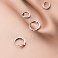 wholesale S925 Sterling Silver Korean Style Minimalist Elegant V-Shaped Ear Clasp for Women, Petite Hoop Earrings, Sweet Earrings G7103-0-3