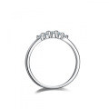 S925 Silver Ring with Moissanite Five-Star Seven-Star Pave Setting-0-0