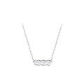 wholesale S925 Sterling Silver Digital Year Solid Silver Necklace for Women Fashion Minimalist Ins Style Niche Korean Version Collarbone Chain Jewelry-0-4