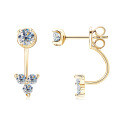 S925 Sterling Silver D-color Moissanite Bow Earrings-0-27