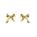 wholesale S925 Sterling Silver Bow Earrings, Ins-style Design, Petite and Gentle Temperament Women's Earrings M03720-0-4