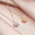wholesale S925 Sterling Silver Cross-border New Star Pendant Fashionable and Versatile Necklace Direct from Factory-0-1