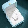 wholesale S925 Sterling Silver Maker I Love You 520 Dynamic Digital Necklace for Women with a Beating Heart, Gift for Girlfriend on Valentine's Day-0-2